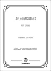 En Sourdine in c minor Vocal Solo & Collections sheet music cover